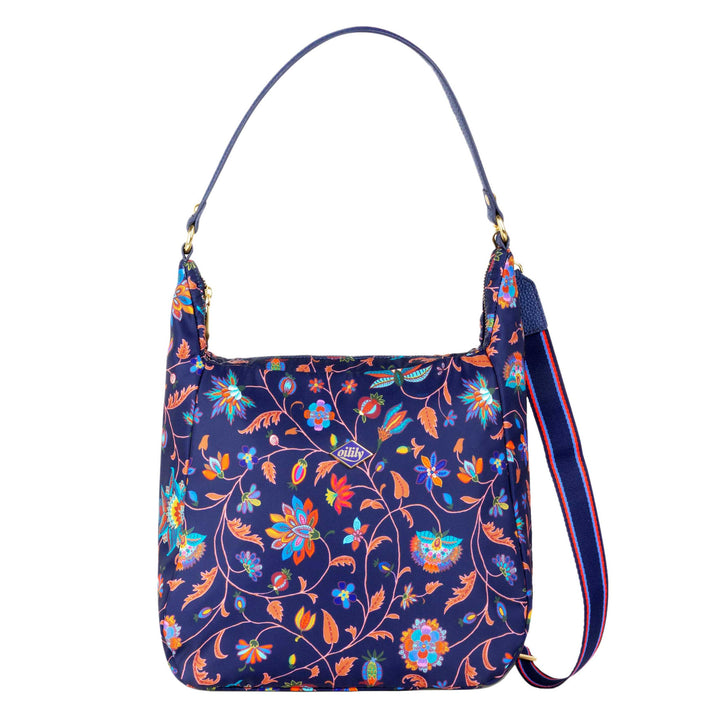 Oilily Mary Shoulder Bag Joy Flowers Eclipse