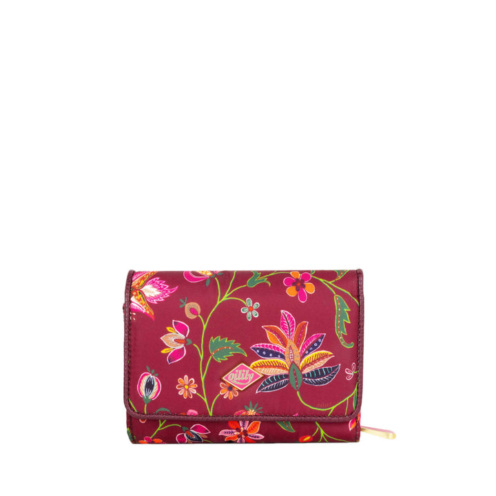 Oilily Zina Wallet Joy Flowers Chocolate