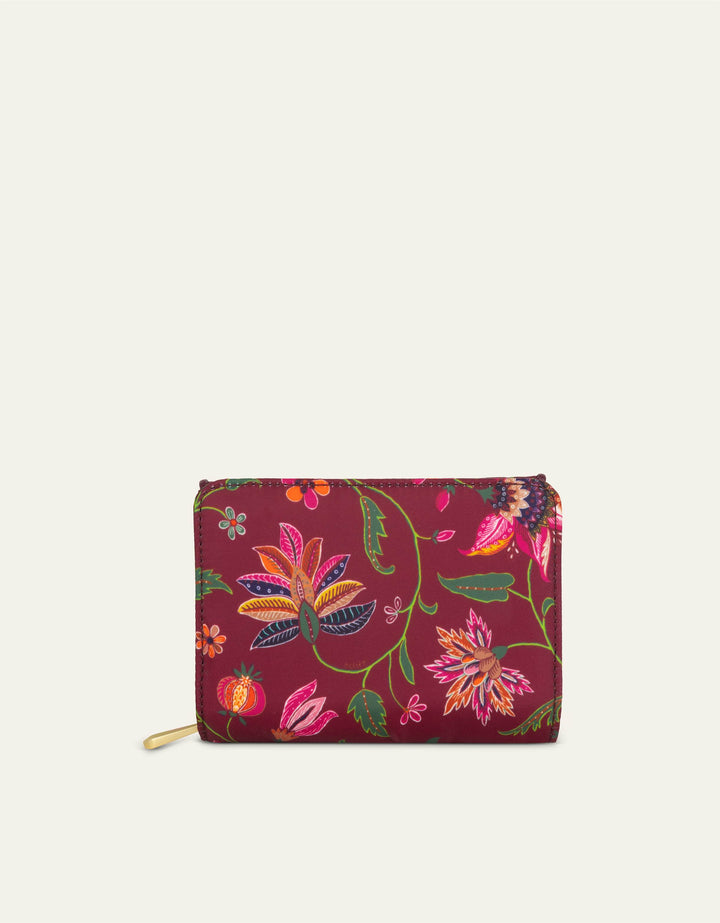 Oilily Zina Wallet Joy Flowers Chocolate