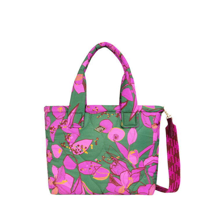 Oilily Heidi Handbag Sketchy Flower Forrest Green