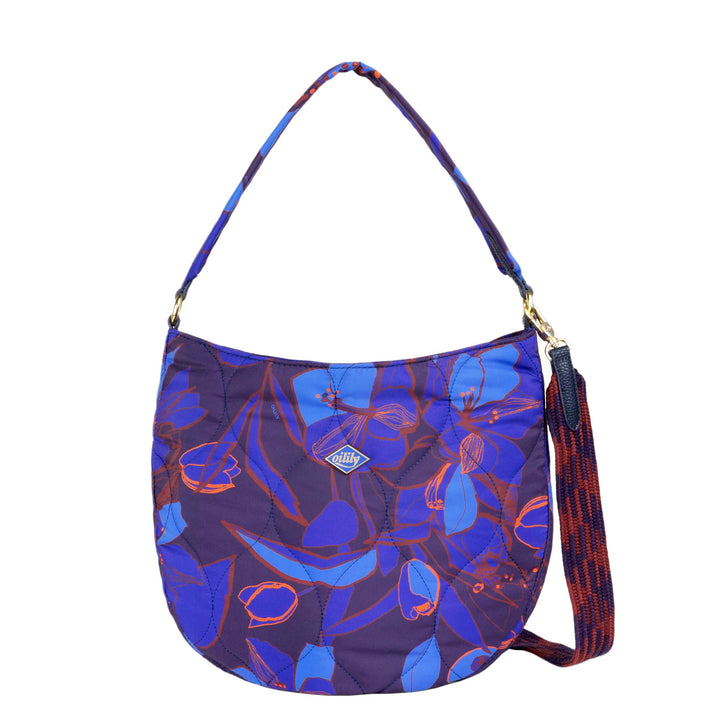 Oilily Molly Shoulder Bag Sketchy Flower Eclipse