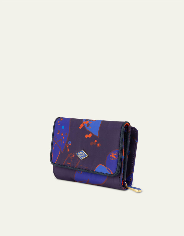 Oilily Zina Wallet Sketchy Flower Eclipse