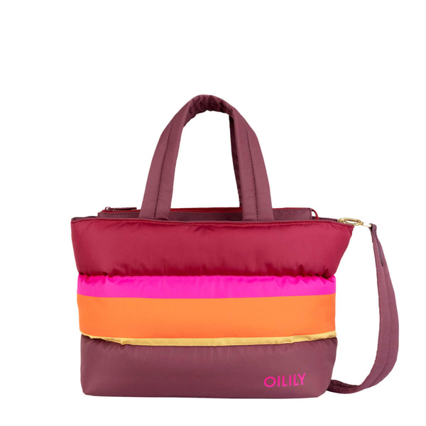 Oilily Hollys Handbag Colour Block Decadent Chocolate