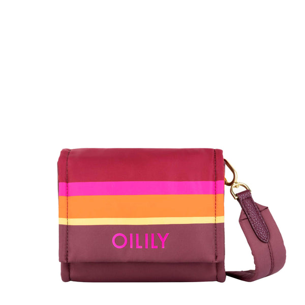 Oilily Foy Cross Body Colour Block Decadent Chocolate