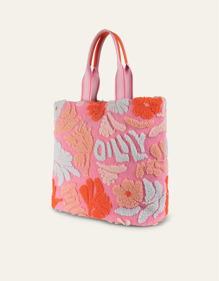 Oilily Tate Tote Hippy Teddy Dusty Rose