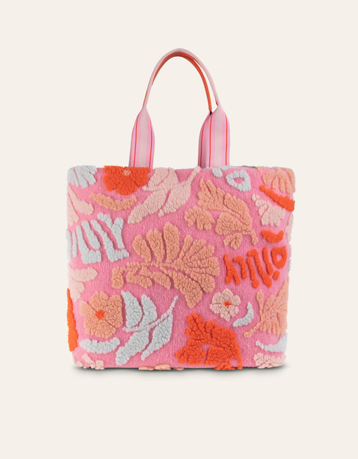 Oilily Tate Tote Hippy Teddy Dusty Rose