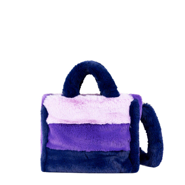 Oilily Harlem Handbag Soft Fake Fur Eclipse