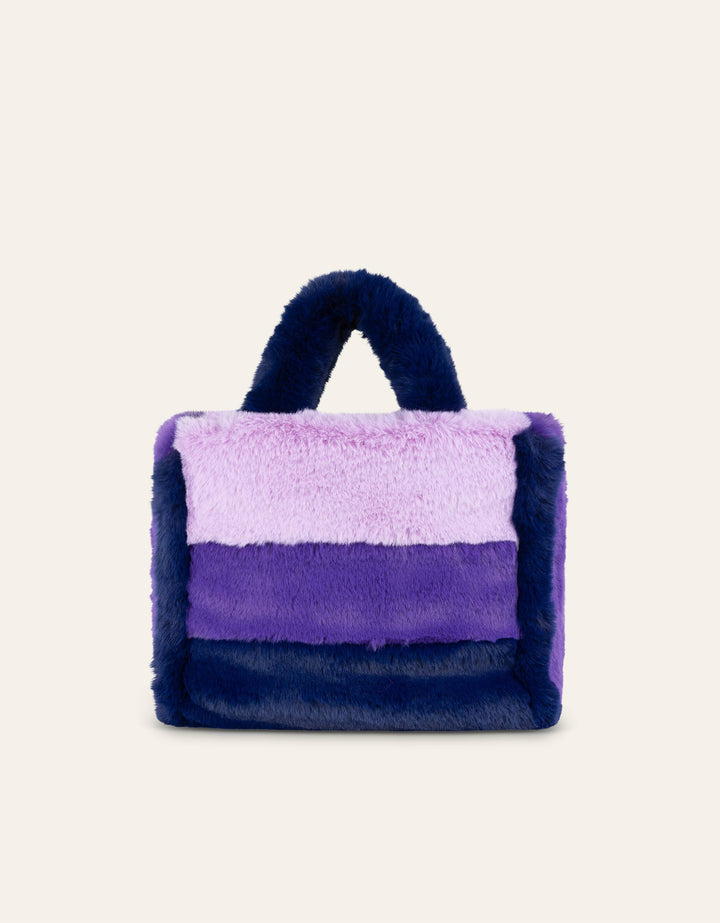 Oilily Harlem Handbag Soft Fake Fur Eclipse