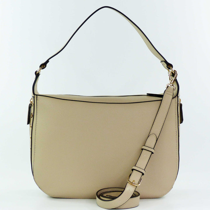 VALENTINO BAGS Megeve Hobo Bag Ecru