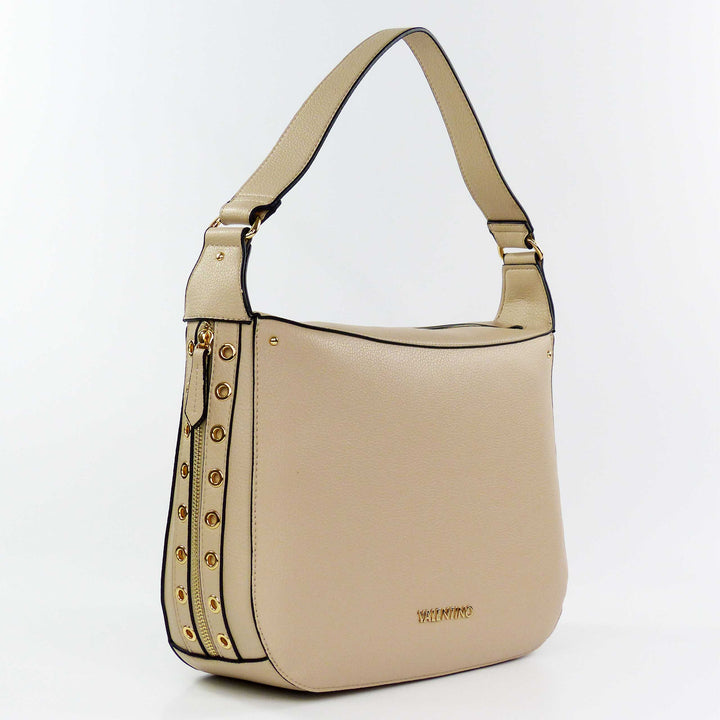 VALENTINO BAGS Megeve Hobo Bag Ecru