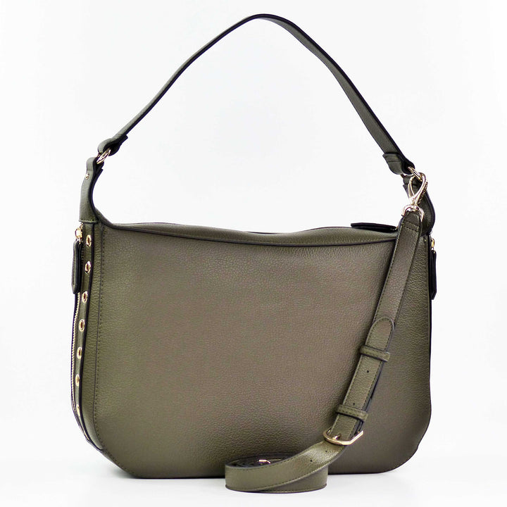 VALENTINO BAGS Megeve Hobo Bag Militare