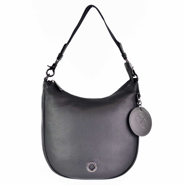 Mandarina Duck Mellow Leather Hobo Bag FZT75 Schwarz