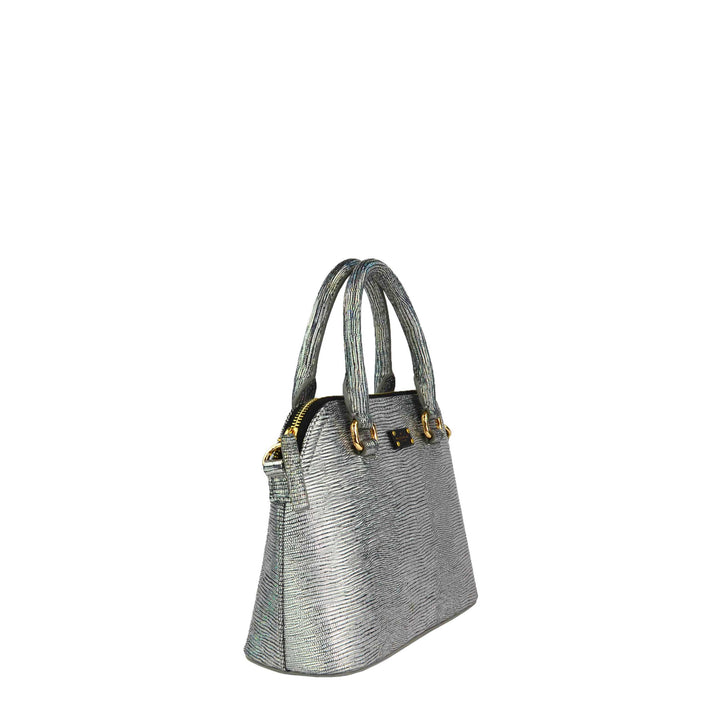 Pauls Boutique London Mini Maisy Top Handle Bag Handtasche Silber