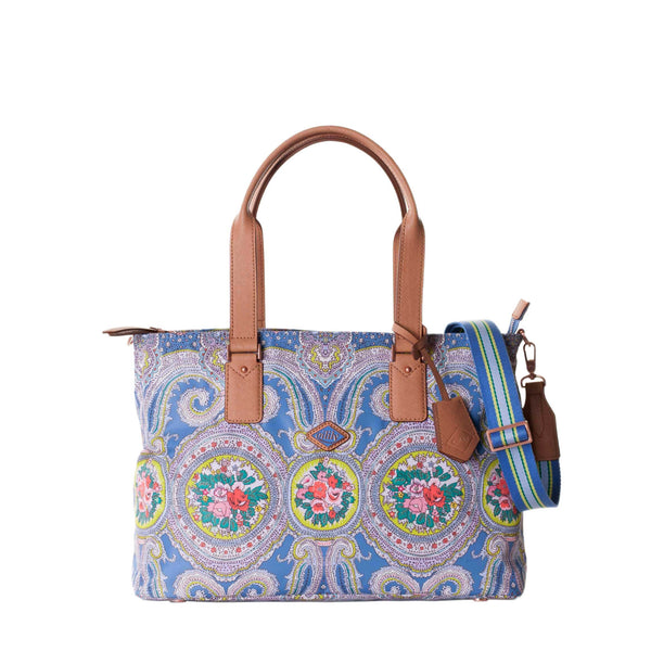 Oilily City Rose Paisley M Carry All Riviera