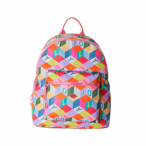 Oilily Color Block Backpack Multicolor