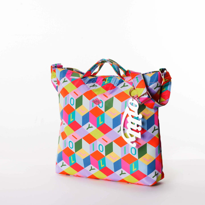 Oilily Color Block M Shoulder Bag Multicolor