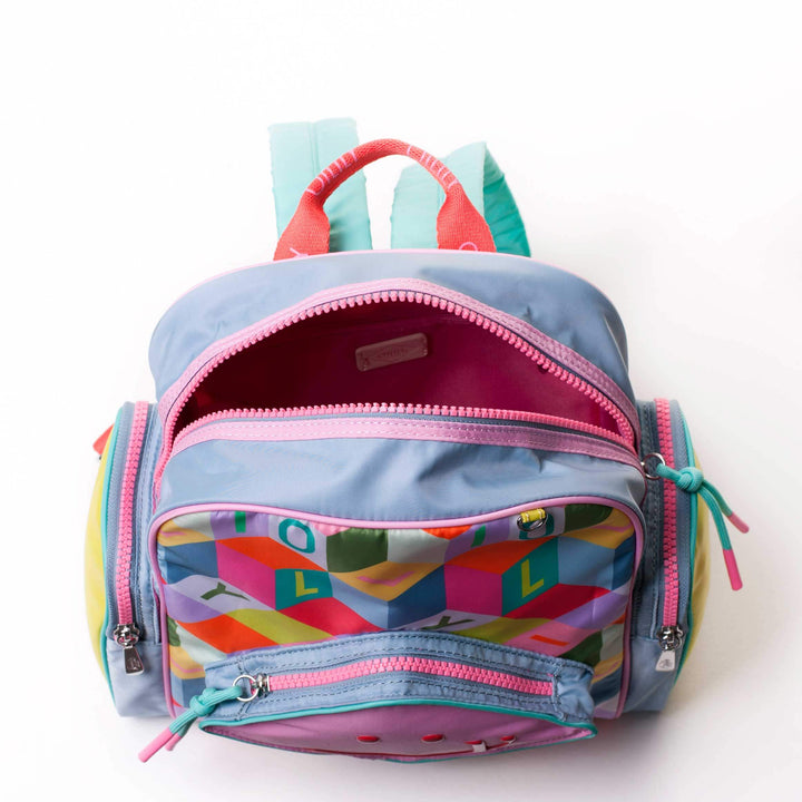 Oilily Color Block S Backpack Multicolor