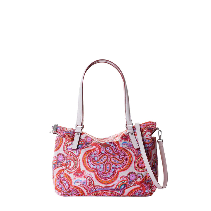 Oilily Summer Paisley M Carry All Vanilla