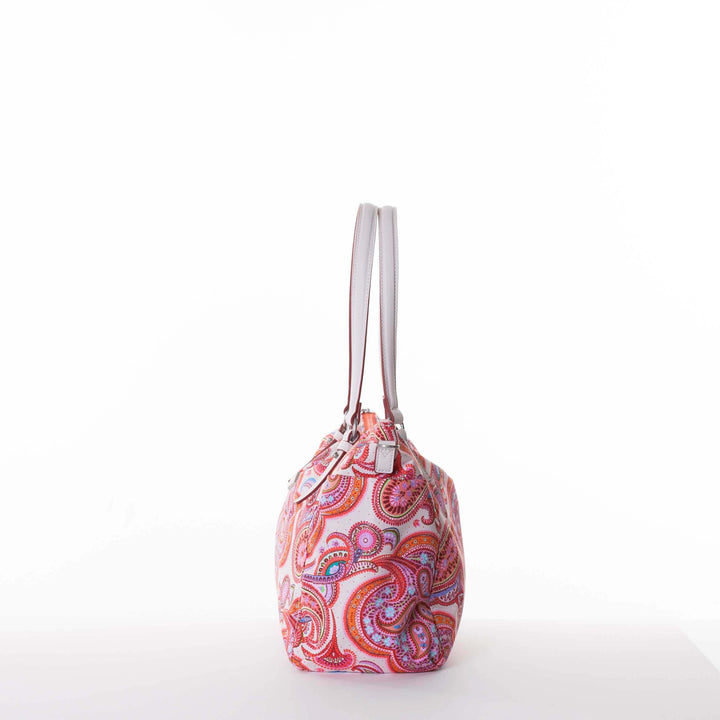 Oilily Summer Paisley M Carry All Vanilla