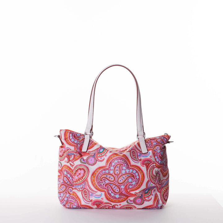 Oilily Summer Paisley M Carry All Vanilla