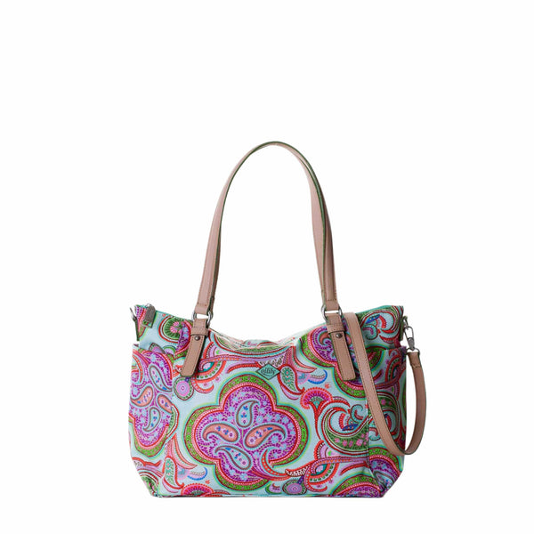 Oilily Summer Paisley M Carry All Aqua