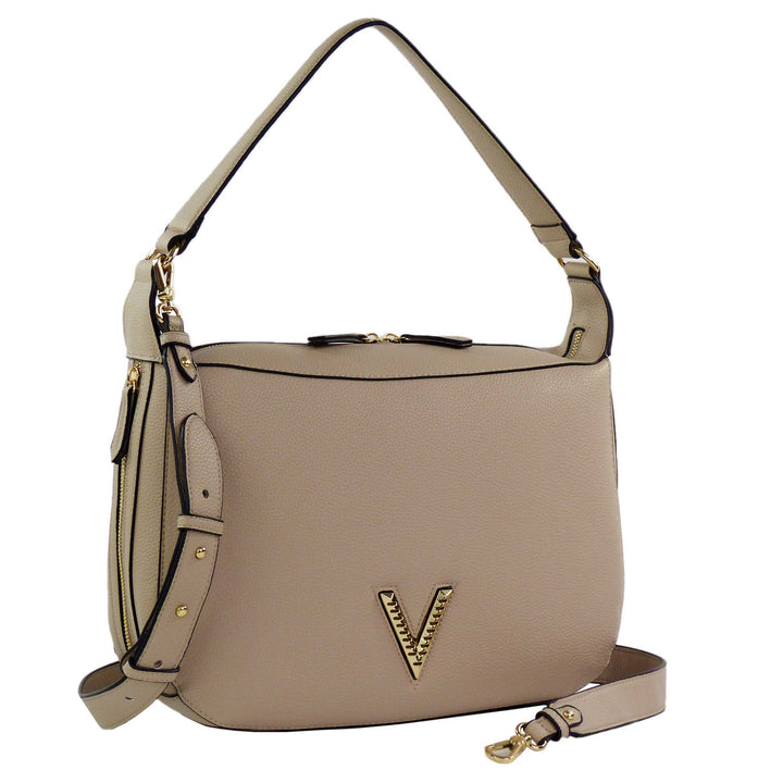 VALENTINO BAGS Oregon Re Hobo Bag Ecru