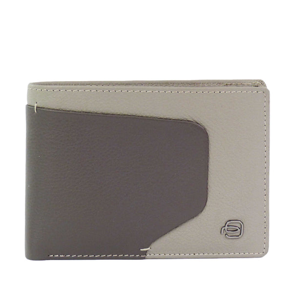 PIQUADRO Akron Geldbörse mit RFID-Blocker Grau