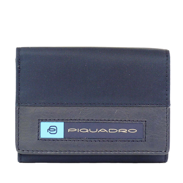 PIQUADRO PQ-BIOS Geldbörse PU4455BIO Blau