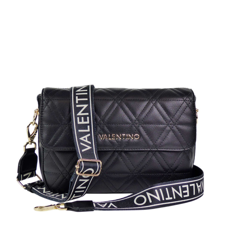 VALENTINO BAGS Palm Re Flap Bag VBS6V704 Nero