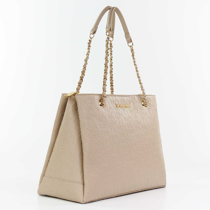 VALENTINO BAGS Relax Shopping Bag Beige