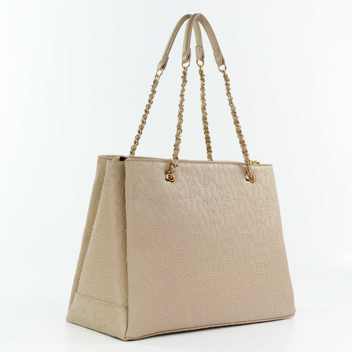 VALENTINO BAGS Relax Shopping Bag Beige