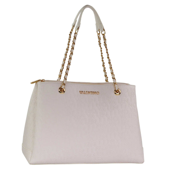 VALENTINO BAGS Relax Shopping Bag Bianco