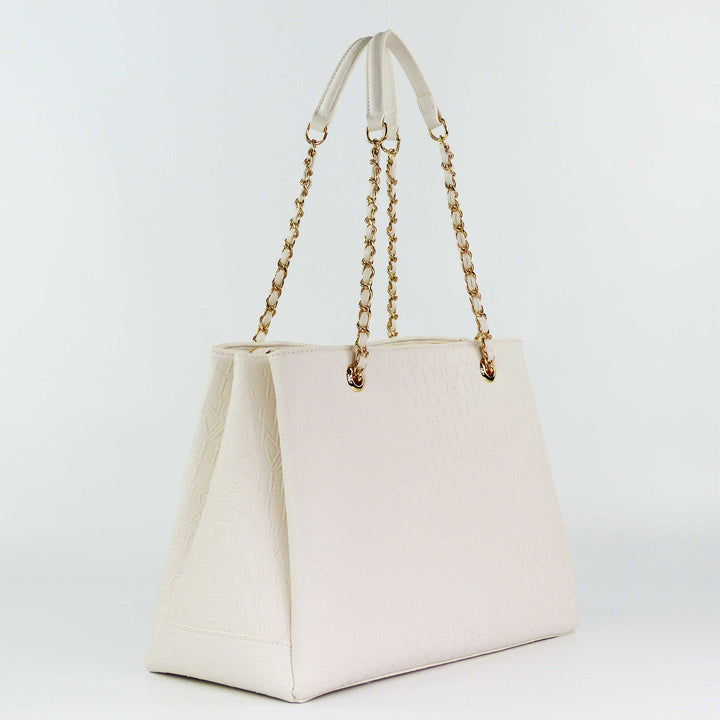 VALENTINO BAGS Relax Shopping Bag Bianco