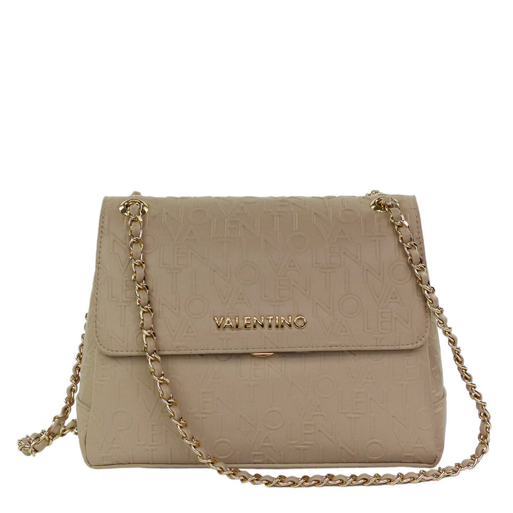 VALENTINO BAGS Relax Flap Bag VBS6V004 Beige