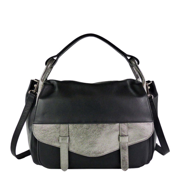 Lancaster Soft Vintage Clara Handtasche Schwarz