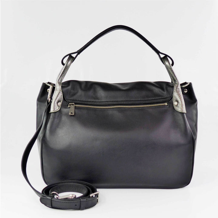 Lancaster Soft Vintage Clara Handtasche Schwarz