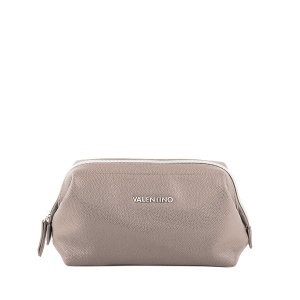 VALENTINO BAGS Globe M Soft Frame Pouch Taupe