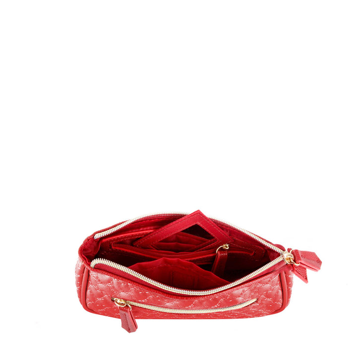 VALENTINO BAGS Golden Basic Cosmetic Bag Rosso