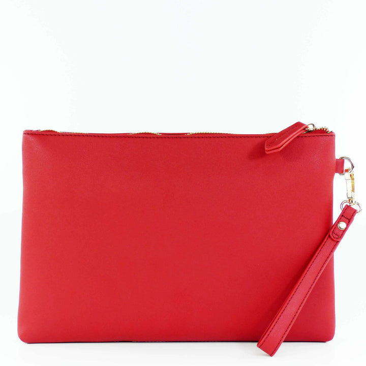 VALENTINO BAGS Violino Clutch Rot / Gold