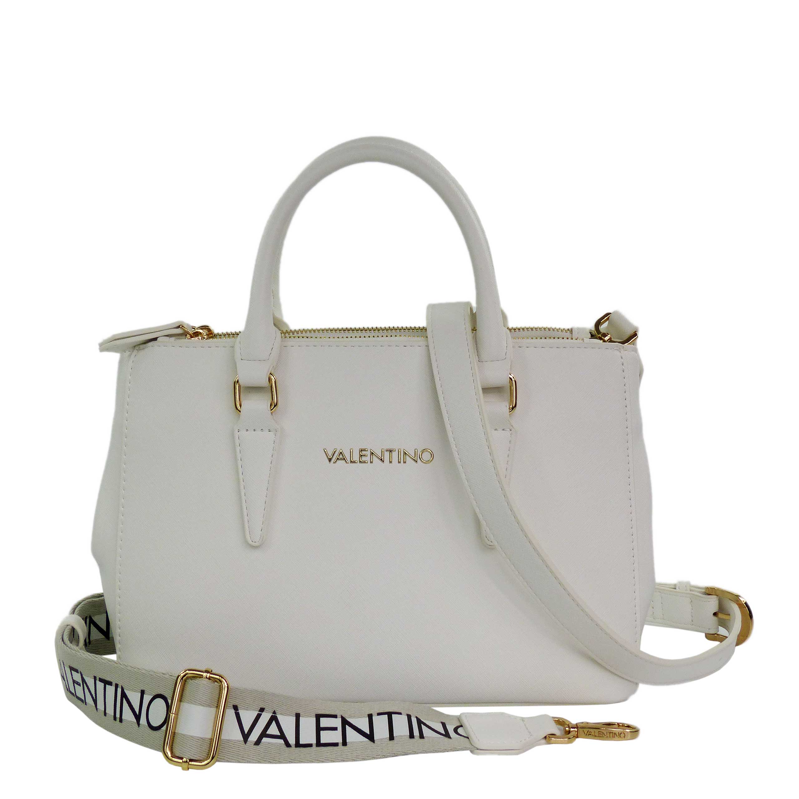 VALENTINO BAGS Zero Re Handtasche VBS7B302 WeiB tascort