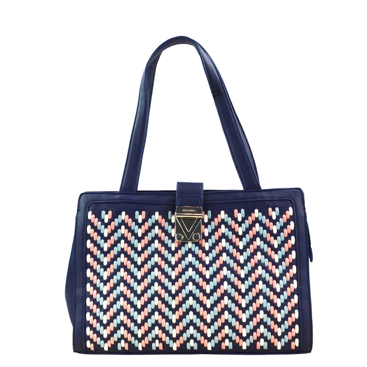 VALENTINO BAGS Craft Handtasche Blu / Multicolor